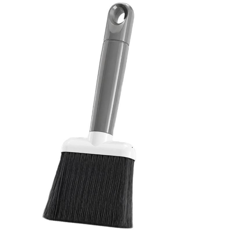 Handheld Soft Bristle Dusting Brush Multi-functional Gap Cleaning Tool with Hanging Hole for Window Sill Baseboard Drawer Track Cleaning