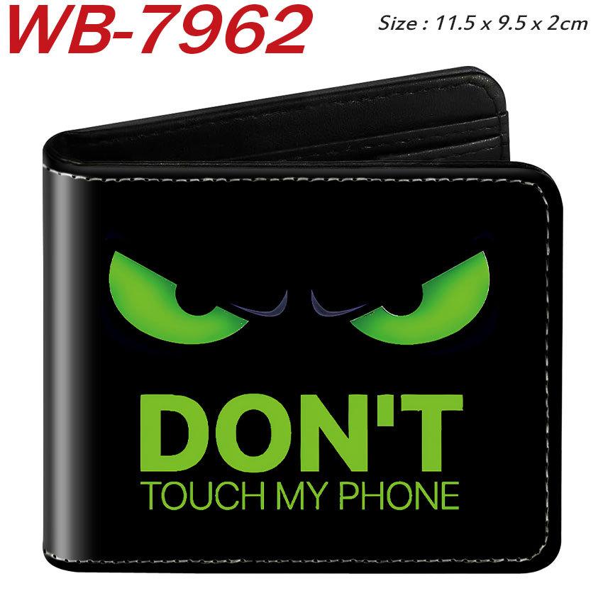 Cool Dark Funny Eyes Print Wallet Cute Short Student Coin Purse Folded Card Holder 1pcs