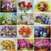 Flower Diamond Painting Cross Stitch 5D DIY Mosaic Embroidery Full Round Rhinestone Home Decoration Accessories Wall Art