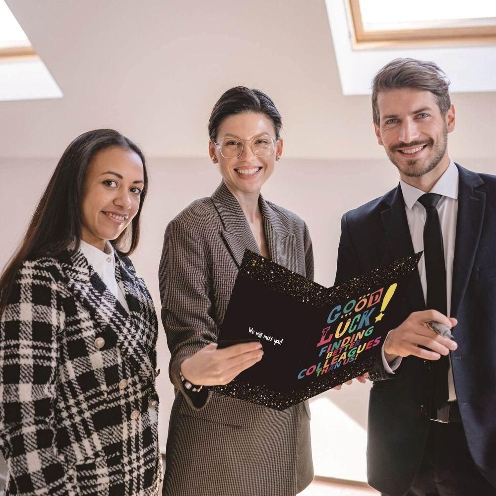 Украшения для вечеринки Прощальный знак на плакате Гигантская поздравительная открытка Гигантская книга пожеланий Доска для подписей