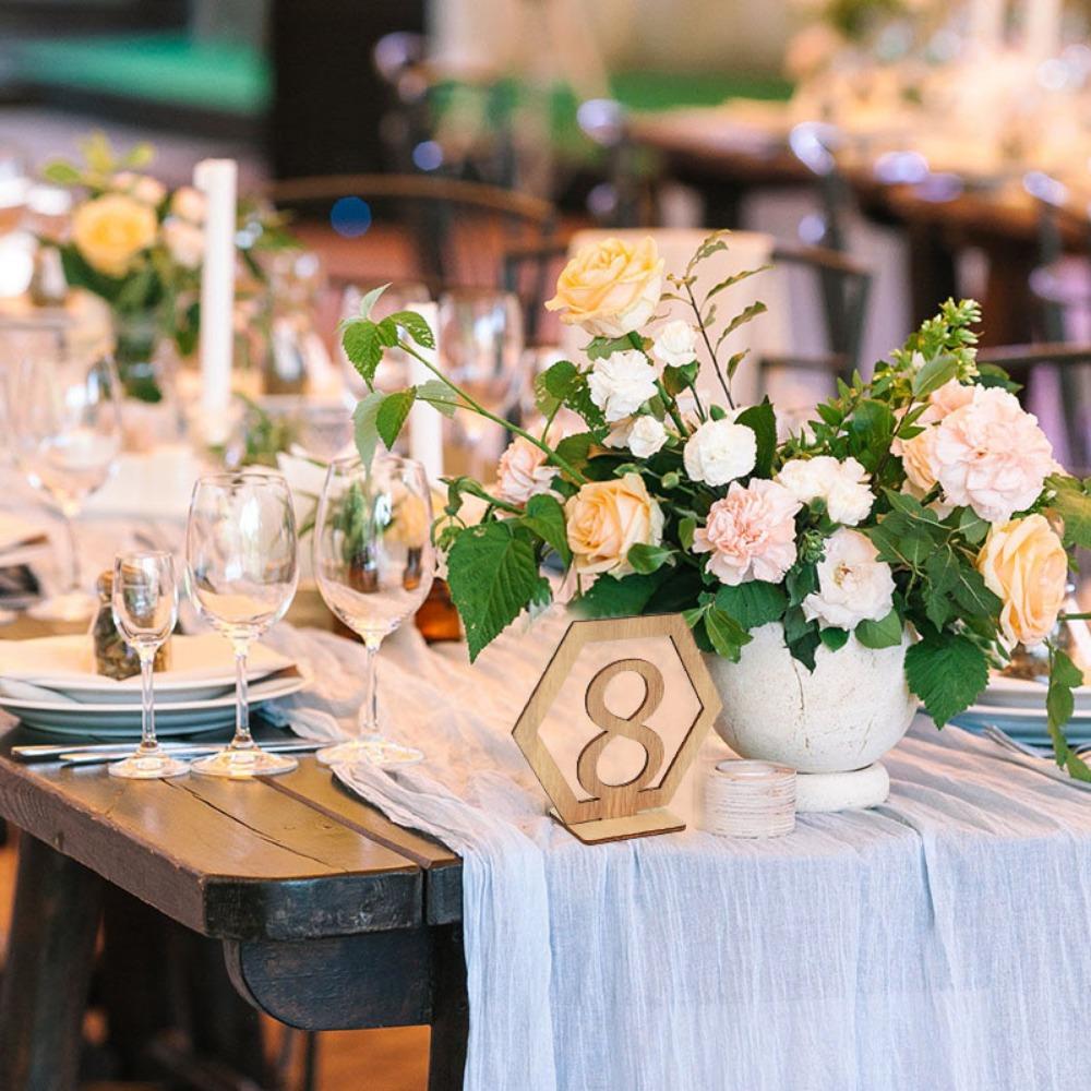 Engagement Birthday Wooden Seat Number Table Number Plate Digital Seat Signs Table Number Signs