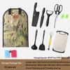 Portable Outdoor Camping Cookware & Knife Set