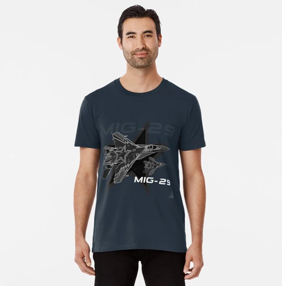 Soviet Russia MiG29 Fulcrum Fighter Aircraft T Shirt New 100 Cotton Short Sleeve ONeck Casual Tshirts Size S3XL