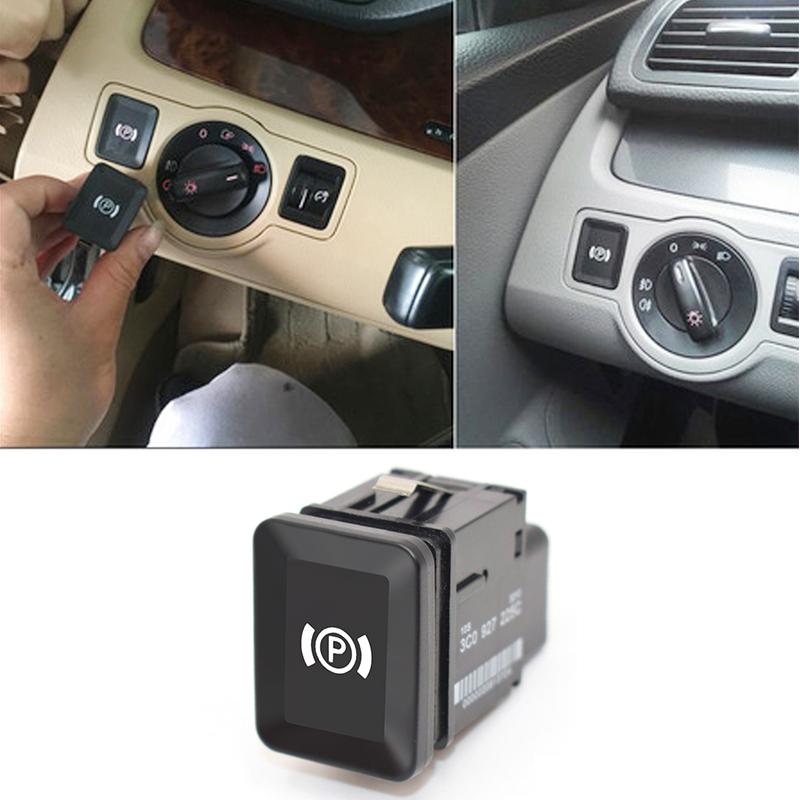 For Volkswagen Passat EPB Handbrake Button Switch Accessories Car Parking Brake Switch For VW Volkswagen Passat B6 C6 CC Pushbutton Switches 3