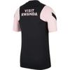 Nike Letter Print Slim Fit Round Neck Short Sleeve Football Shirt Men tops Black DH0532-011