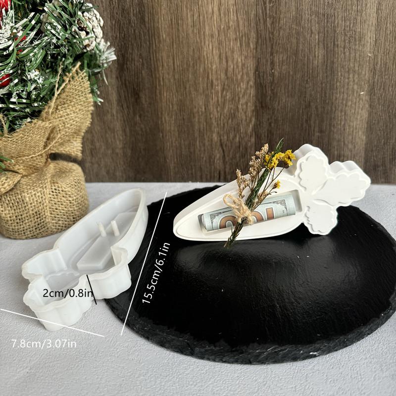 Пасхальный кролик, морковка, держатель для шоколада, силиконовая форма, кролик, держатель для конфет, держатель для денег, гипсовая форма, форма для капель 2025