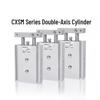 Двуштоковый пневмоцилиндр серии SMC CXSM, разъем CN (адаптер в комплекте)