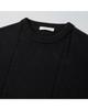 WORTHWHILE MOVEMENT Damaged Fisherman Knit (Black)