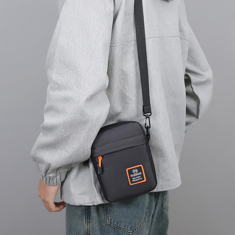 Мужская водонепроницаемая повседневная сумка через плечо, многофункциональная сумка для отдыха на открытом воздухе, сумка для телефона