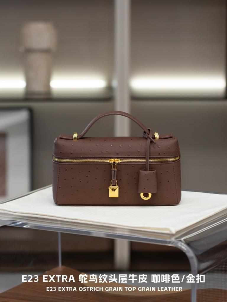 Ning LP23 Extra Rabbit Hair Top Layer Cowhide Button Square Lock Casual Single Shoulder Crossbody Womens Bag