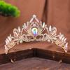 European Baroque Retro Rhinestone Luxurious Bride's Crown Headwear Wedding Dress  Princess Hair Crown  Dress Accessories