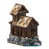 MOC Vikingская деревня Расширение Сарай для хранения Строительные блоки Модель Средневековый сарай для хранения Архитектура Кирпичи Собираемые игрушки Детские подарки