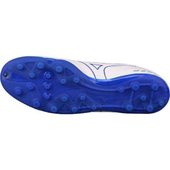 Mizuno Pro 3 Круглый носок Шнуровка AG (Резиновые короткие шипы) Поддержка Баланс Ударопрочные Футбольные Бутсы Мужские Футбольные Бутсы Сине-Белые P1GA228425