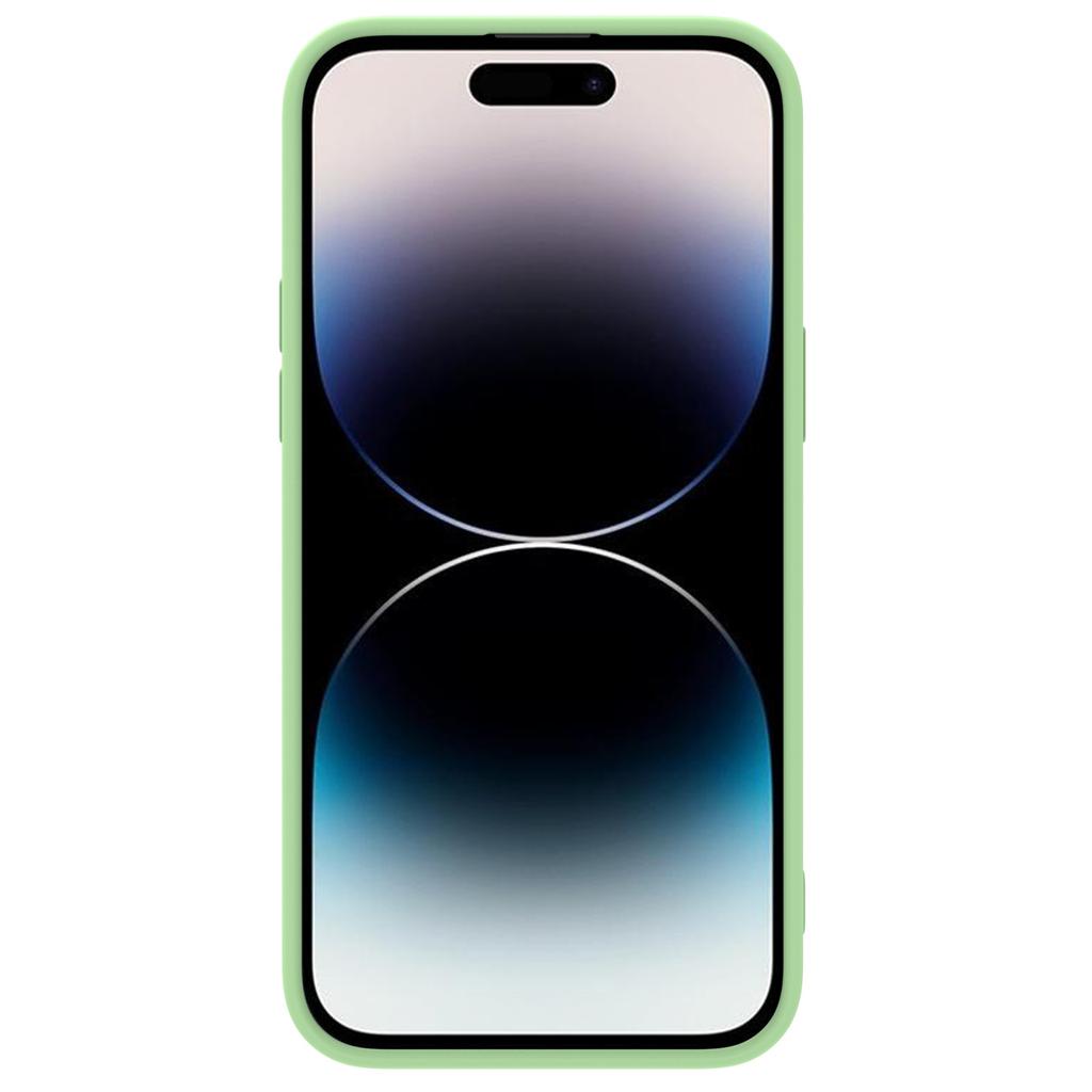 Nillkin CamShield Green Silicone Case for iPhone 14 Pro with Camera Protector