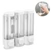 Shower Soap Dispenser Wall Mounted , Shampoo And Conditioner Dispenser,Shower Shampoo Dispenser 3 Chamber,Shower Dispenser