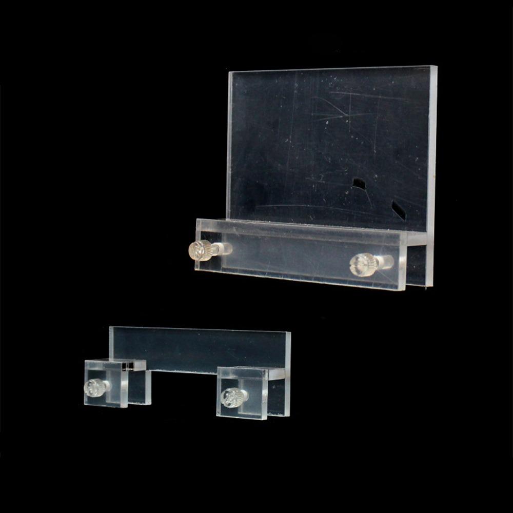 Прозрачный акриловый держатель для светодиодной лампы для аквариума без сверления, подставка для освещения аквариума