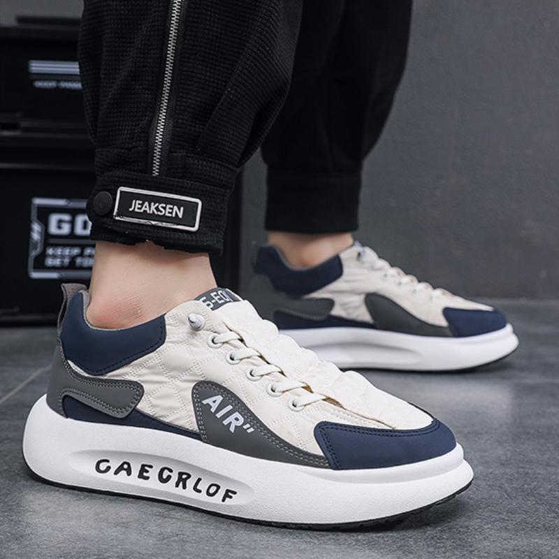 Модная мужская обувь 2024 года, новые повседневные кроссовки на толстой подошве для мужчин, модная дышащая вулканизированная обувь, мужские нескользящие балетки Zapatos Hombre