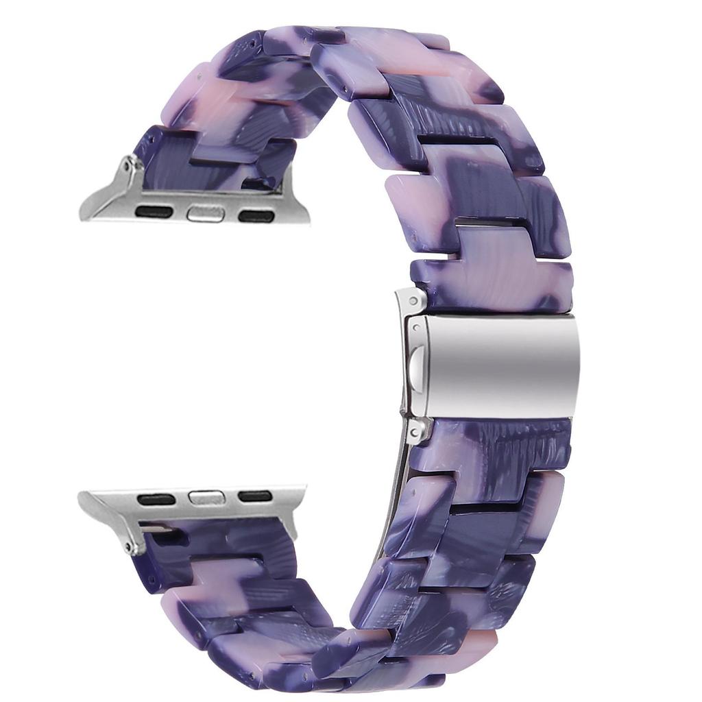 "Compatible Resin & Rubber Strap for Apple Watch 42mm/46mm"