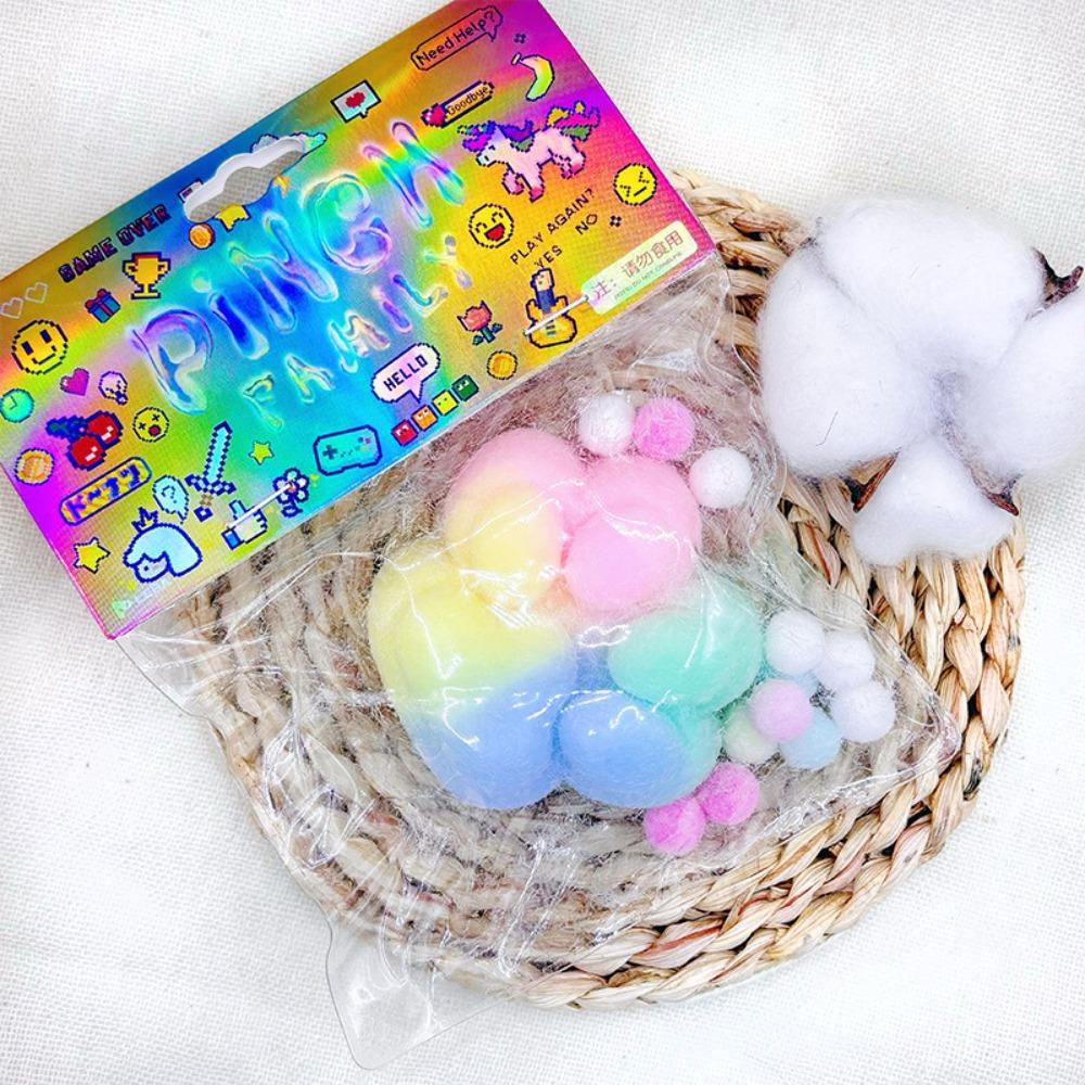 Сжимаемая игрушка, расслабляющая, щипающая, кошачья лапка, мягкая, расслабляющая игрушка, забавный подарок, сжимаемая, кошачья лапка, игрушка