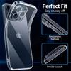 Для iPhone 16 Pro Max 15 14 13 12 11 Pro Max Прозрачный Ударопрочный Чехол Прозрачный iphone 13 12 Mini X XR XS 7 8 16 Plus Черная Крышка