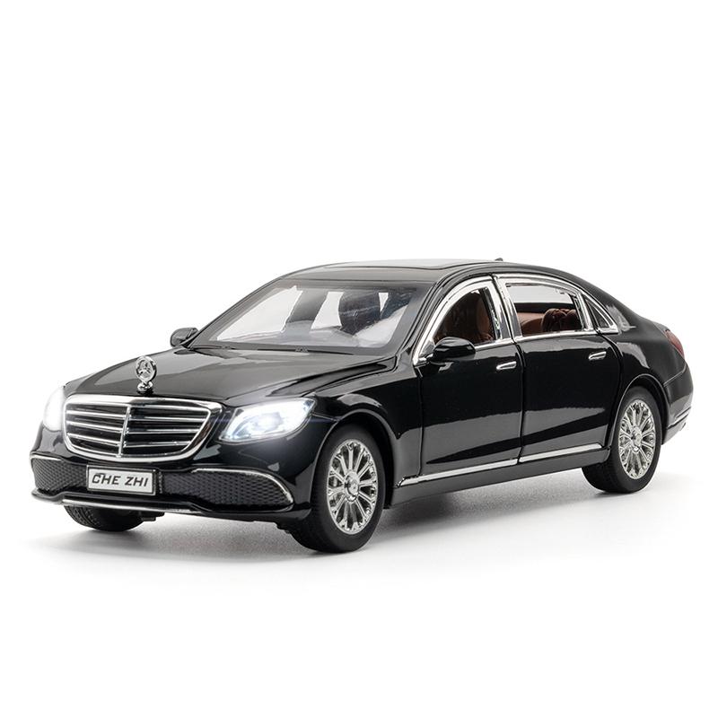 CXEHU1 1:24 Mercedes Benz E300l E-class Alloy Model Car Diecast Metal Collection Vehicle Toy Model Sound & Light Children Toy Car Gifts