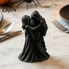 Креативные Настольные Аксессуары Танцующая Фигурка Жнеца и Его Партнерши, 3D Печатный Готический Скелет в Капюшоне, Жуткие Подарки, Статуэтка, Темная Эстетика для Стола