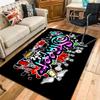 Artistic Graffiti Rug Floor Mat for Living Room or Bedroom Soft and Comfortable Carpet a Gift for Birthday and Holiday.MFF0918142