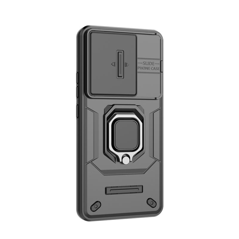 Armor Magnetic Ring Stand Funda для Xiaomi 14T Pro Mi 14T 5G Case Slide Camera Protection Cover для Mi14T 14TPro Capa