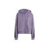 Striped Casual Hooded Long Sleeve Sweatshirt Women Sweatshirt Purple IL3050
