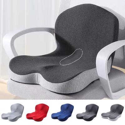 L-образная подушка для сиденья Подушка из пены с эффектом памяти с поддержкой спины Облегчение ишиаса Сиденье