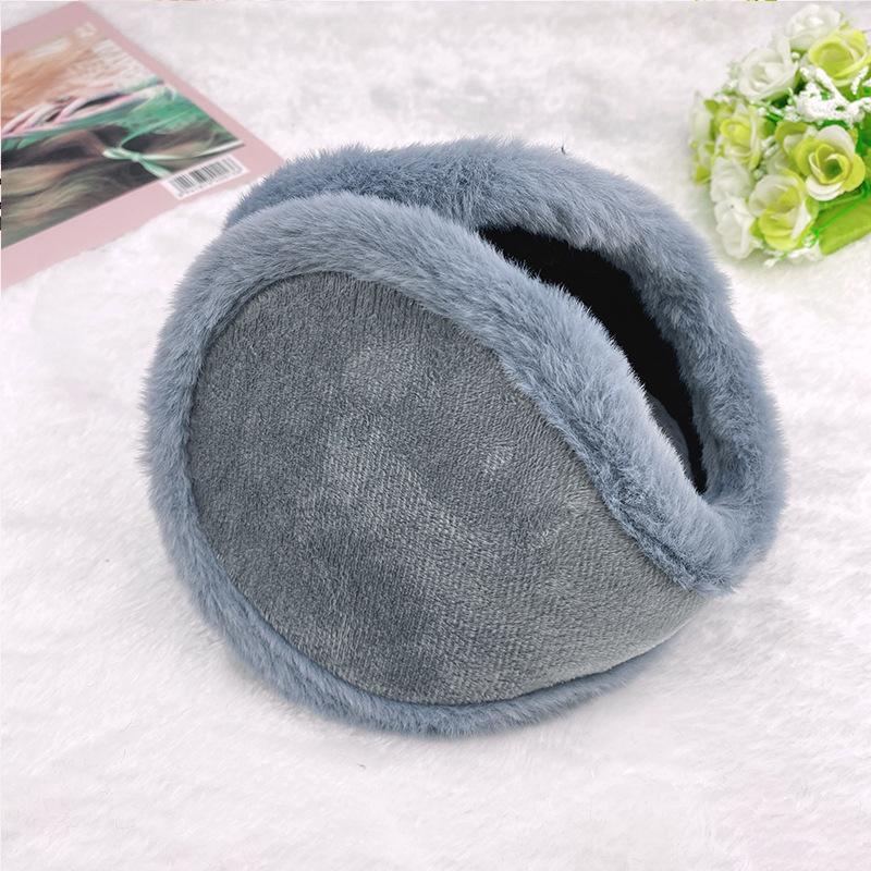 Наушники-мешки для женщин и мужчин, мужские плюшевые наушники-вкладыши для ношения на спине, повседневные, сохраняющие тепло, флисовые, зимние, для защиты ушей