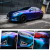 17x1.52M Matte Film Glitter Chameleon Purple Color Change Vinyl Sticker Car Whole Body Vinyl Wrap Matt Stain Decals Sticker Roll