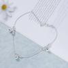 New Jewelry Women Ankle Bracelet Bells Bead Foot Anklet Silver Plated Chain