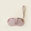 Hanging Sunglasses Case Pu Leather Eyeglasses Bag Portable Glasses Bag