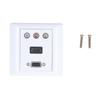 Audio Video Wall Socket Support 1080P High Impact Resistance Durable Composite Video Panel