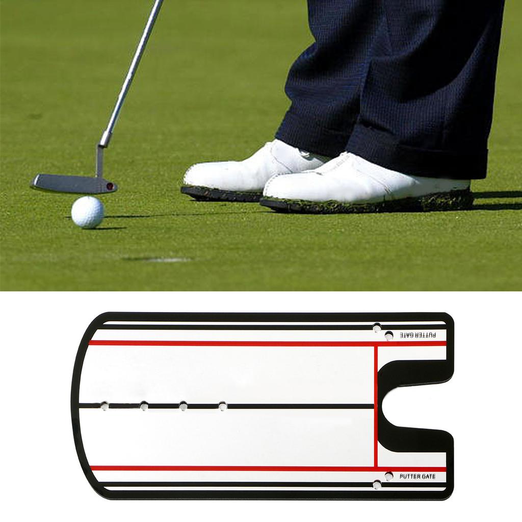 Golf Putting Alignment Mirror Golf Practice Putting Trainer Training Aids Eye Line Practice Your Putting Alignment Tool