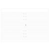 Filofax Filofax A5 Lined Notepad Refill 50pc (White)