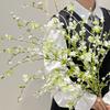115 см Искусственные растения Искусственные ветки Букет из ветвей ивы со снегом Белые искусственные стебли зелени Товары для вечеринок