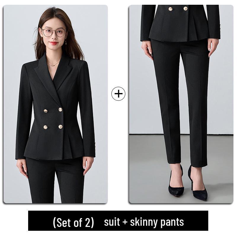 Женский профессиональный костюм класса люкс для администраторов, учителей и сотрудников салонов - Приталенный и модный