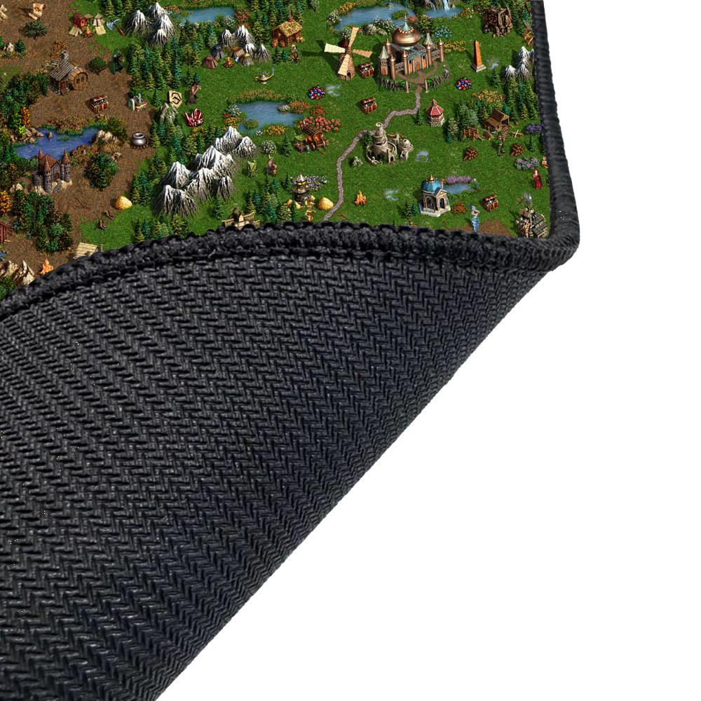 Heroes of Might and Magic 3 Map Art Mouse Pad XXL Rubber Non-slip Mousepad Keyboard Pads Gaming Accessories Mouse Mat 900x400mm