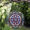 10 Inch Line Art Spinner Metal Kinetic Sculpture for Halloween Indoor Outdoor Garden Decor Wind Chime Yard Ornament