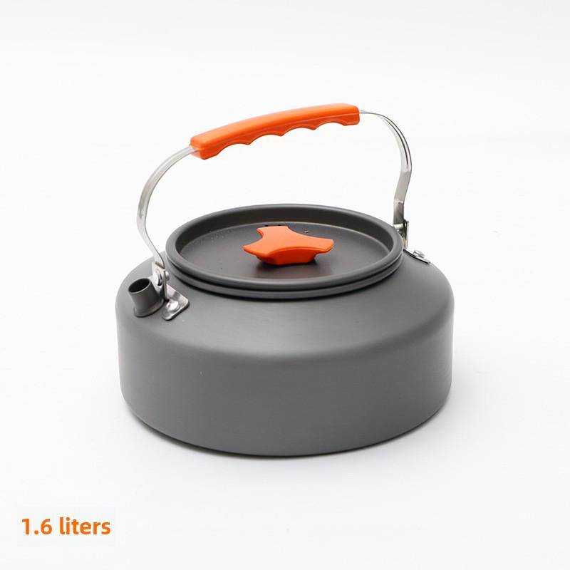Большой емкости портативный чайник и заварочный чайник для кемпинга на открытом воздухе