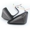 2Pair Motorcycle Triangle Led  Drl Running Indicator Light Turn Signal Braking Tail Light  Flush Mount  For Yamaha Honda