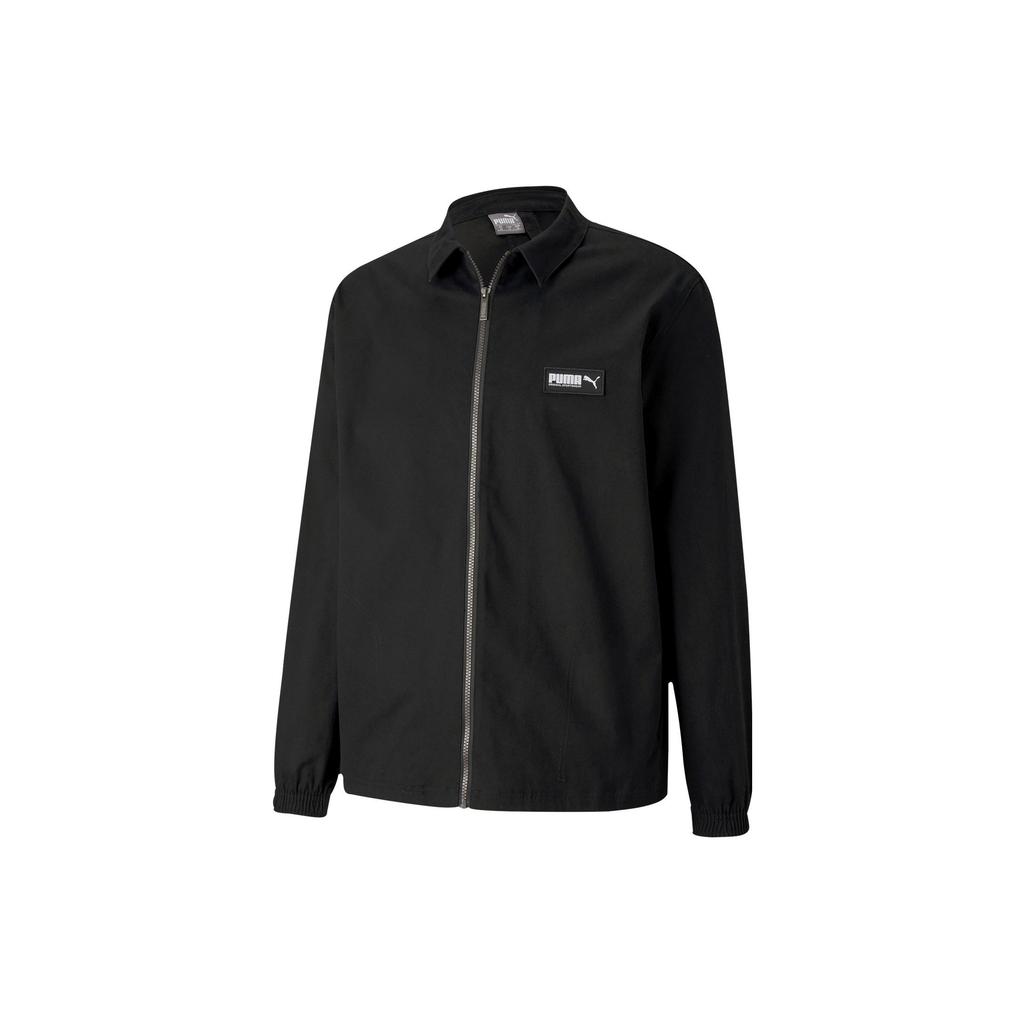 PUMA Jackets Men's Black Lapel Moderate Other 582702-01