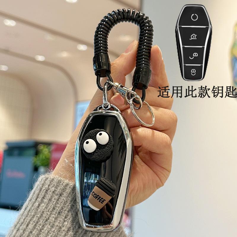 TPU Car Key Case Remote Cover Shell Holder Bag Fob For BYD New ATTO3 Atto 2 Song Pro Dmi Dolphin Mini Seal U EV Sealion 07 EV