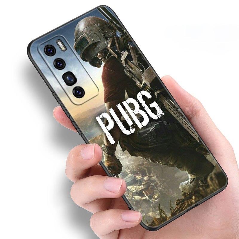 Чехол для игры Pubg для Huawei NOVA 8 9 Pro 8i 7i 7SE Y60 5T Mate 40 30 20 10 Lite Honor 50 30 Premium Pro Plus 30S, черный мягкий чехол