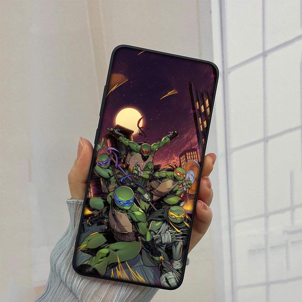 Cartoon n-Ninjas Wallpaper T-Turtles for Samsung Galaxy A06 A16 A13 A71 A21S A22 A73 A42 A03 A02 A11 A70 A72 A7 Cover Case