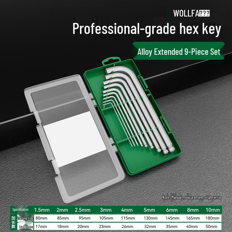 Набор шестигранных отвёрток: Удлиненная 6-точечная рукоятка (H2.5, H3, H6)