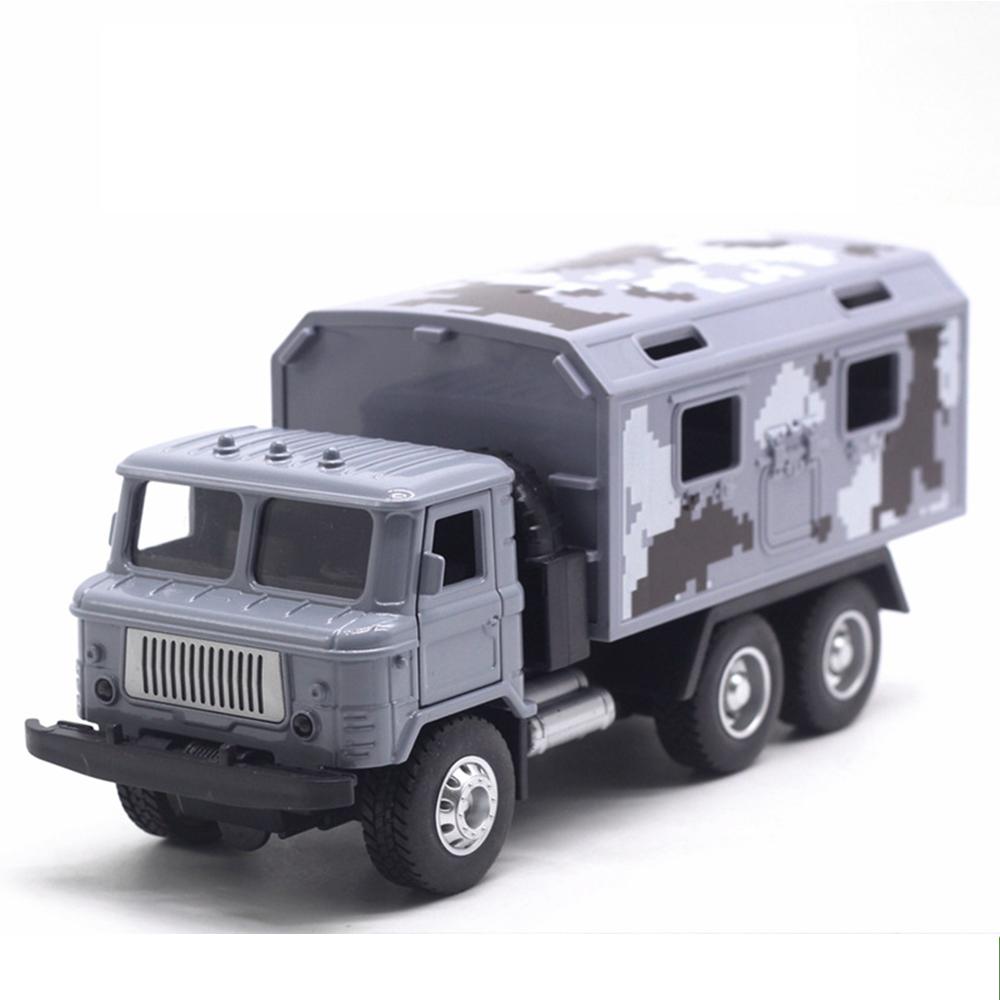 1/43 военный грузовик, армейская модель бронеавтомобиля, детская модель автомобиля для детской выдвижной игрушки со световым звуком (Антикварный медицинский грузовик)
