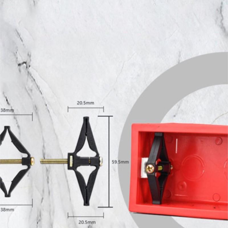 6 шт. электростатический спрей 118, быстрый монтаж, ремонт коробки, простая установка, нет необходимости снимать нижнюю коробку домашнего выключателя